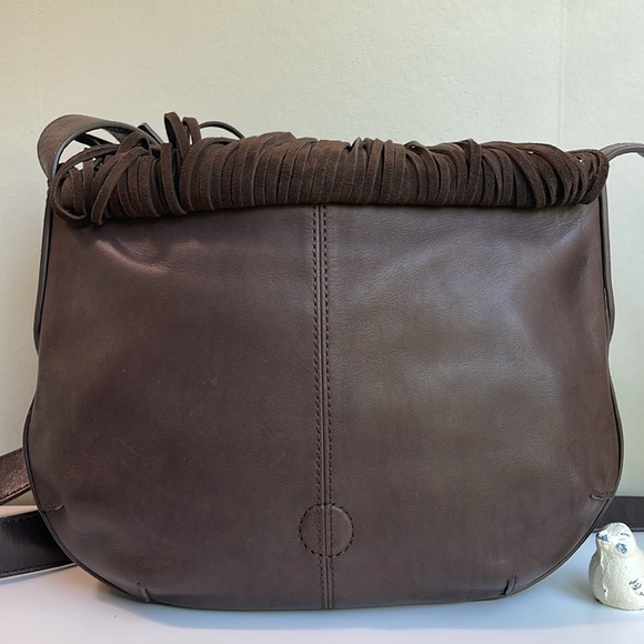 Frye Ray Fringe Saddle Bag - Picture 7 of 17